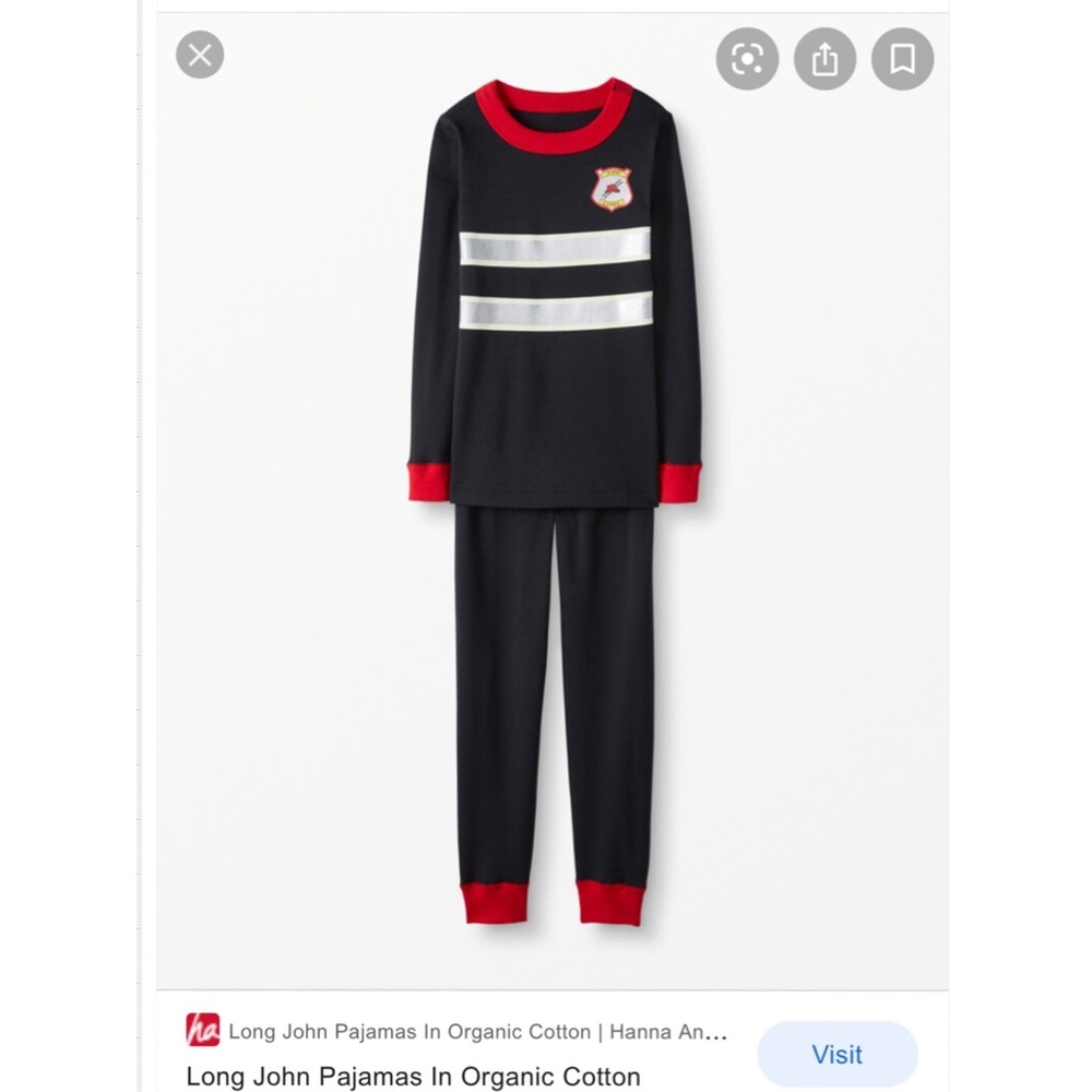NWT Hanna Andersson Boys Long Sleeve Pajamas